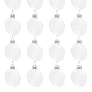 Clear Plastic Holiday Ornaments